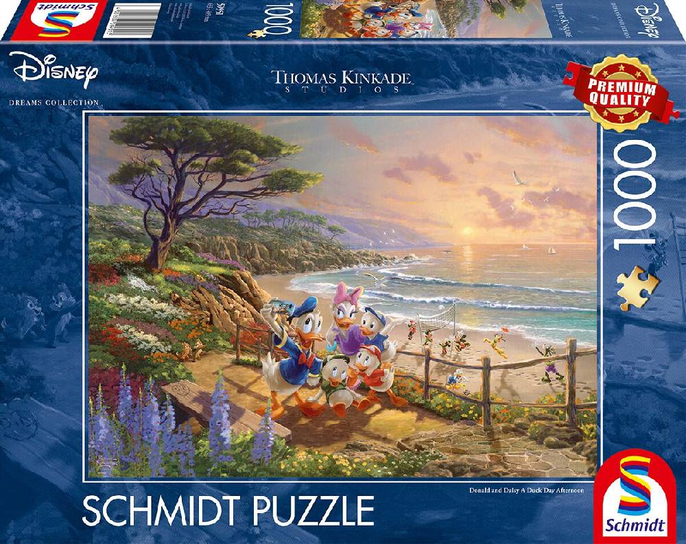 EMP "Thomas Kinkade Studios - Disney Dreams Collection - A Duck Day Afternoon" Puzzle multicolor von Micky Maus
