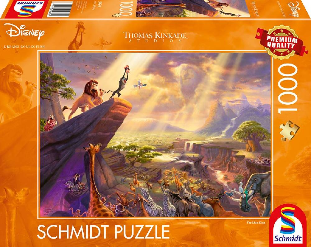 EMP "Thomas Kinkade Studios - Disney Dreams Collection" Puzzle multicolor von Der König der Löwen