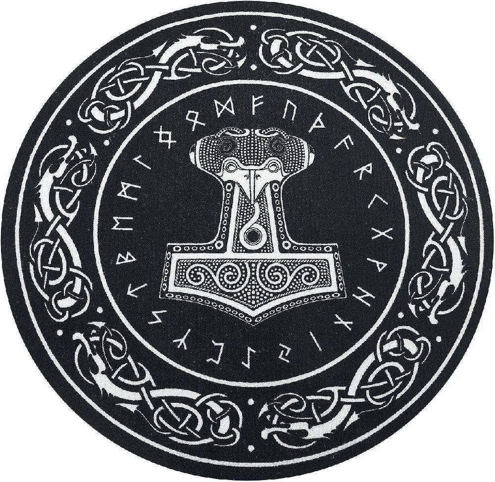 EMP "Thor's Hammer" Teppich schwarz von Thor's Hammer