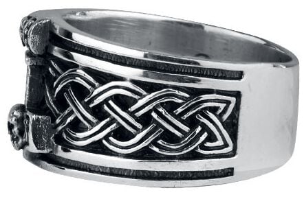 EMP "Thors Hammer" Ring Silberfarben Von EtNox Hard And Heavy