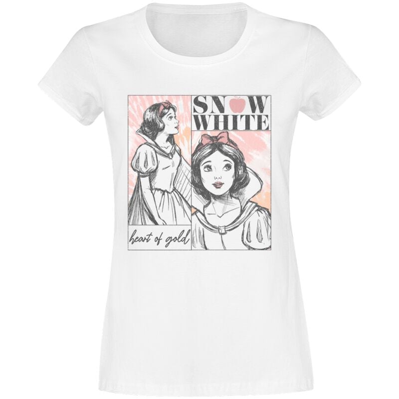 EMP "Tie Dye Snow" T-Shirt weiß von Schneewittchen und die sieben Zwerge