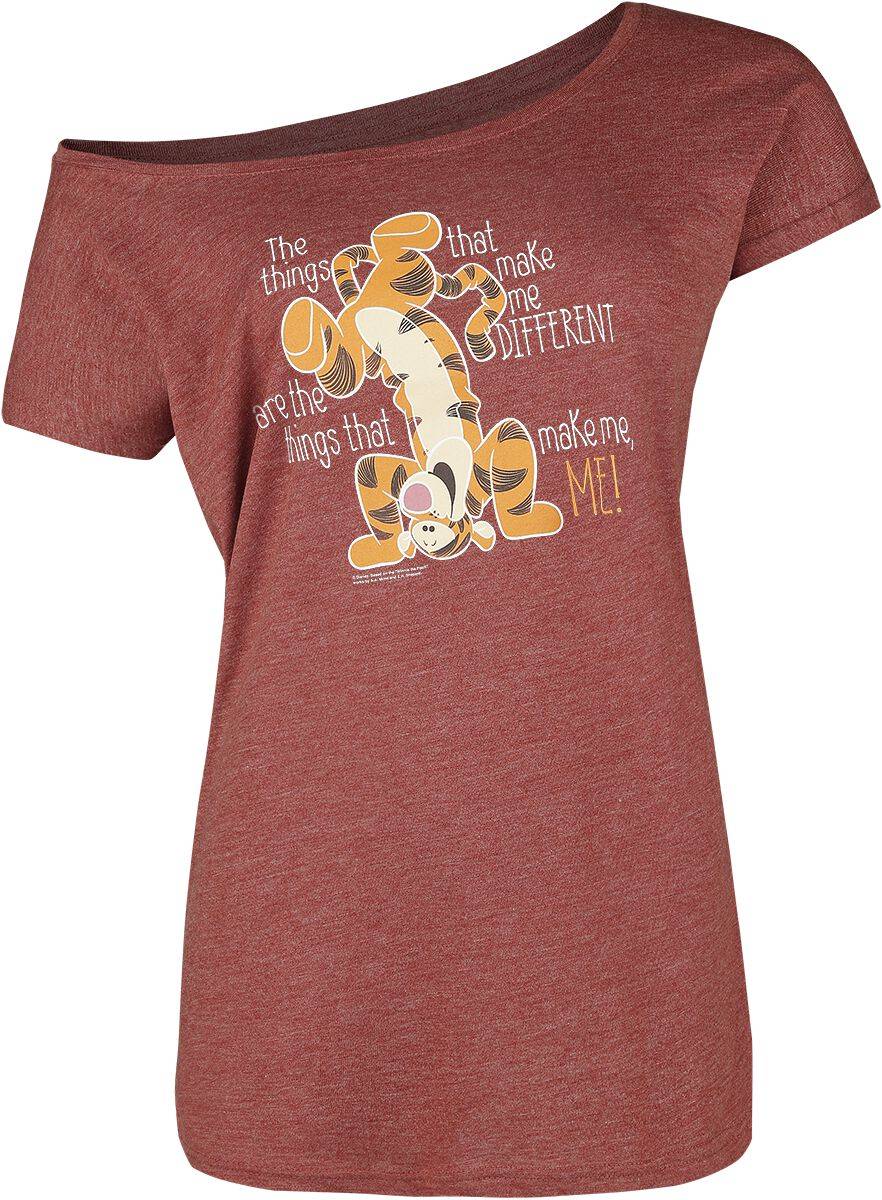 EMP "Tigger - Different" T-Shirt rot meliert von Winnie The Pooh