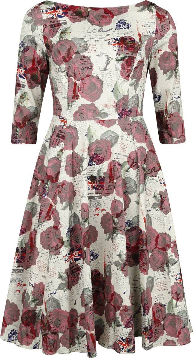 EMP "Tilly Tea Party Swing Dress" Mittellanges Kleid multicolor von H&R London
