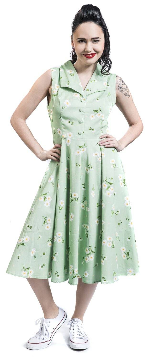 EMP "Timea Swing Dress" Mittellanges Kleid Mint Von H&R London