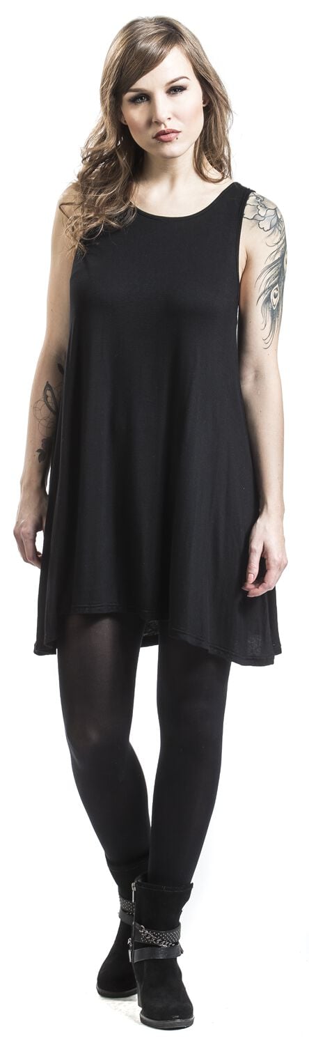 EMP "Top Lace Back" Kurzes Kleid Schwarz Von Black Premium By EMP