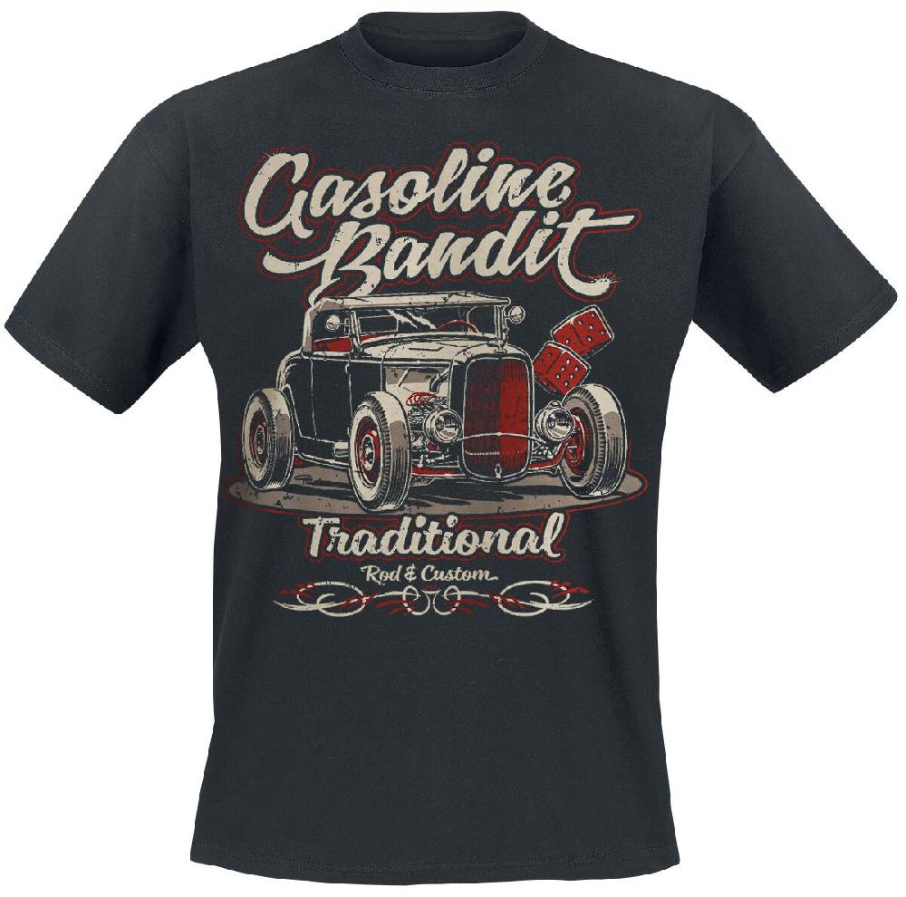 EMP "Traditional" T-Shirt schwarz von Gasoline Bandit
