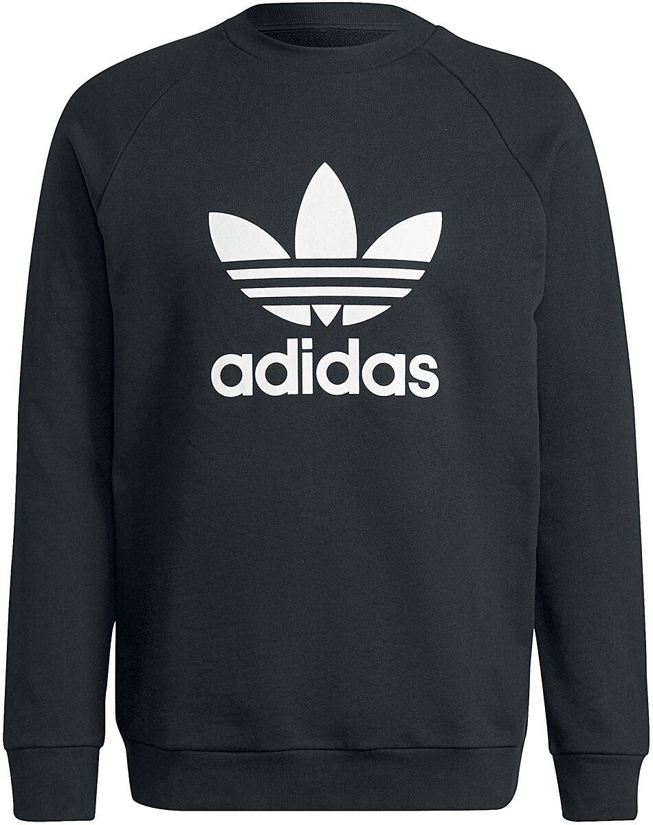 EMP "Trefoil Crew" Sweatshirt schwarz/weiß von Adidas