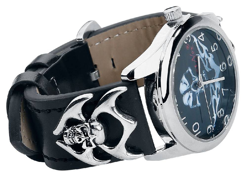 EMP "Tribal Skull" Armbanduhren Schwarz Von EtNox Time