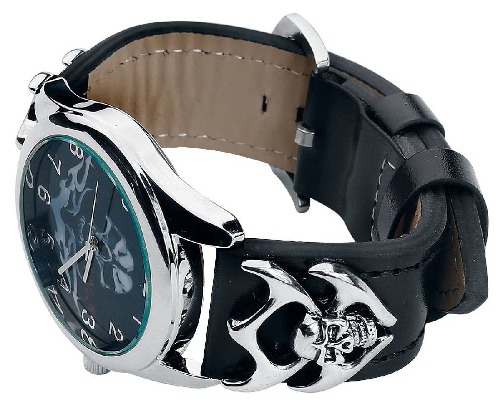 EMP "Tribal Skull" Armbanduhren Schwarz Von EtNox Time