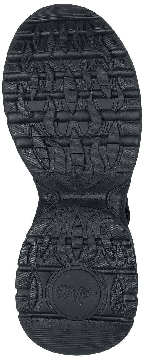 EMP "Triplet Hollow Vegan Nappa" Sneaker Schwarz Von Buffalo