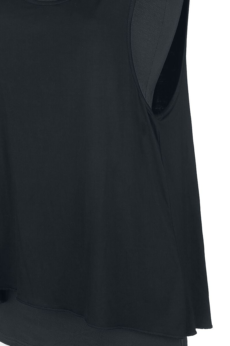 EMP "Two In One Dress" Kurzes Kleid Schwarz Von Forplay