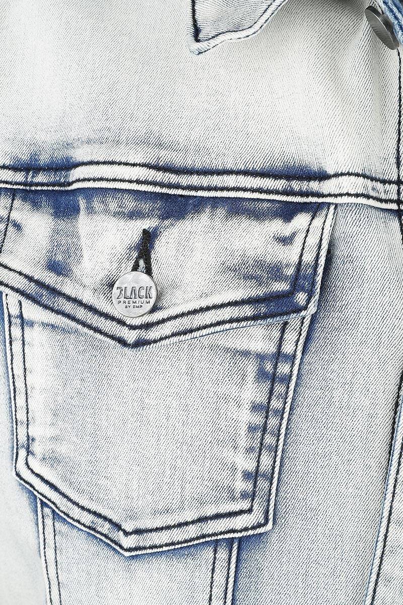 EMP Übergangsjacke Blau/schwarz Von Black Premium By EMP