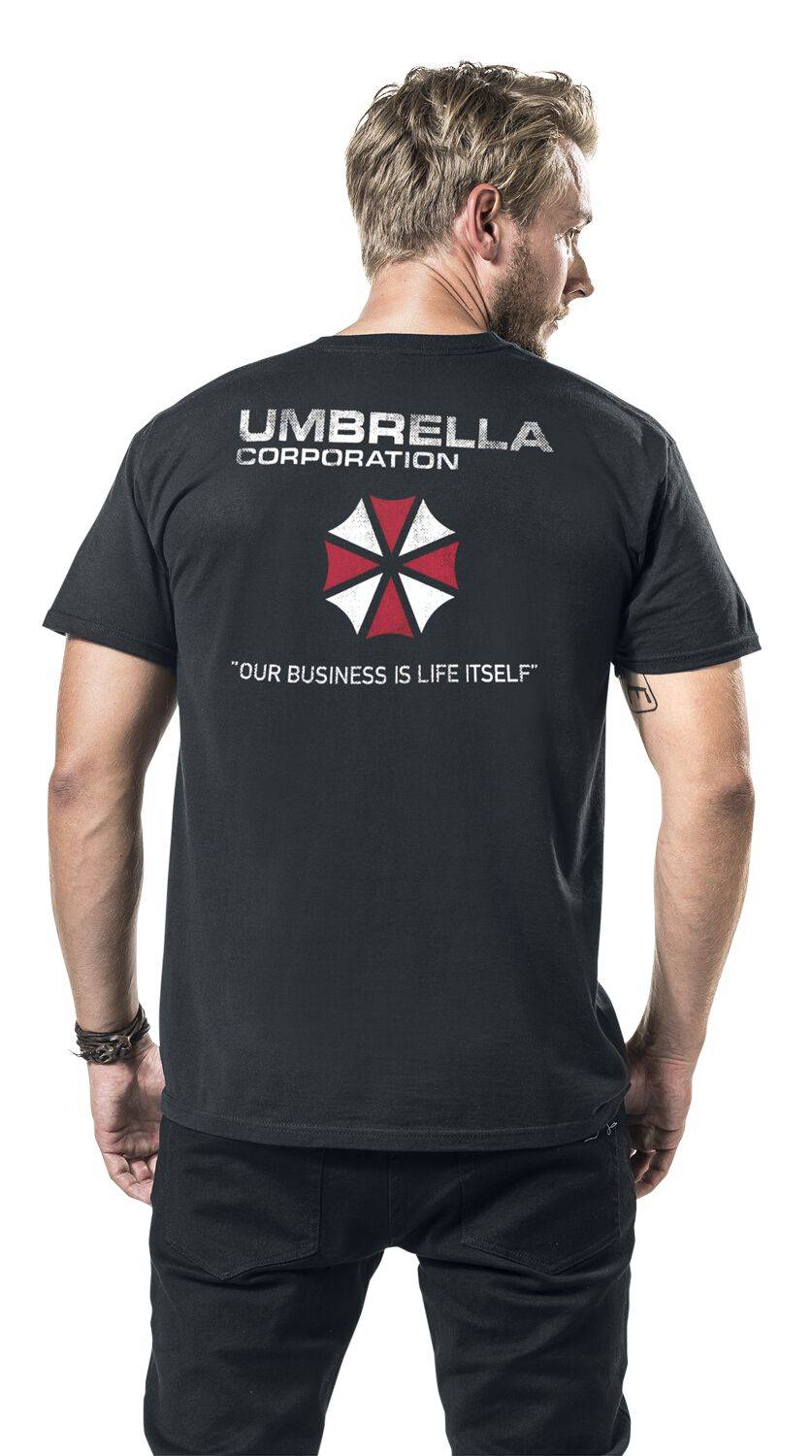 EMP "Umbrella Co. - Our Business Is Life Itself" T-Shirt Schwarz Von Resident Evil
