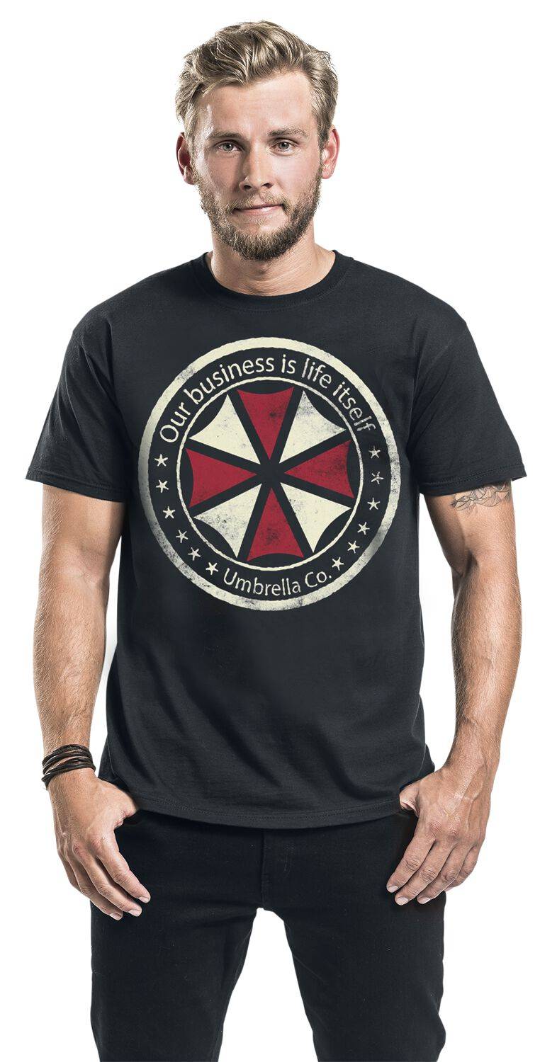 EMP "Umbrella Co. - Our Business Is Life Itself" T-Shirt Schwarz Von Resident Evil