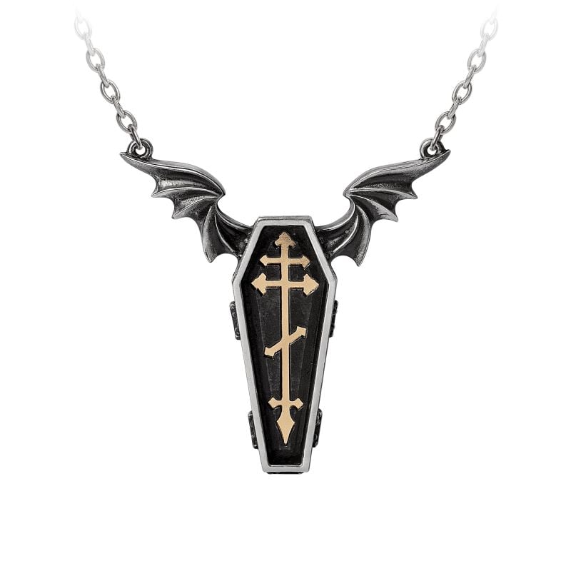 EMP "Undying Homage" Halskette Schwarz/silberfarben Von Alchemy Gothic