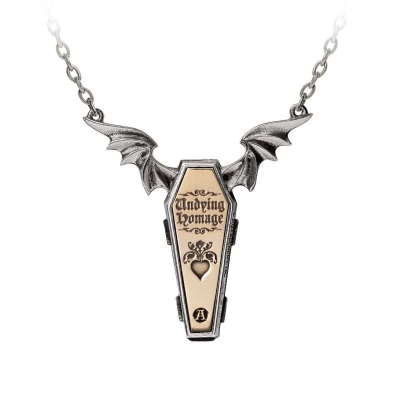 EMP "Undying Homage" Halskette Schwarz/silberfarben Von Alchemy Gothic