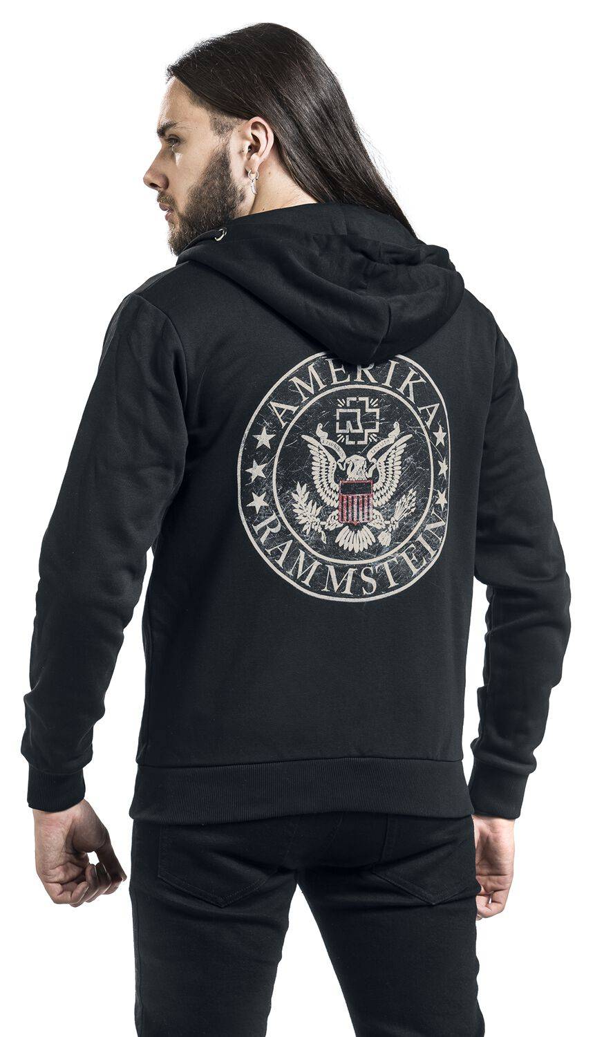 EMP "United States" Kapuzenjacke Schwarz Von Rammstein