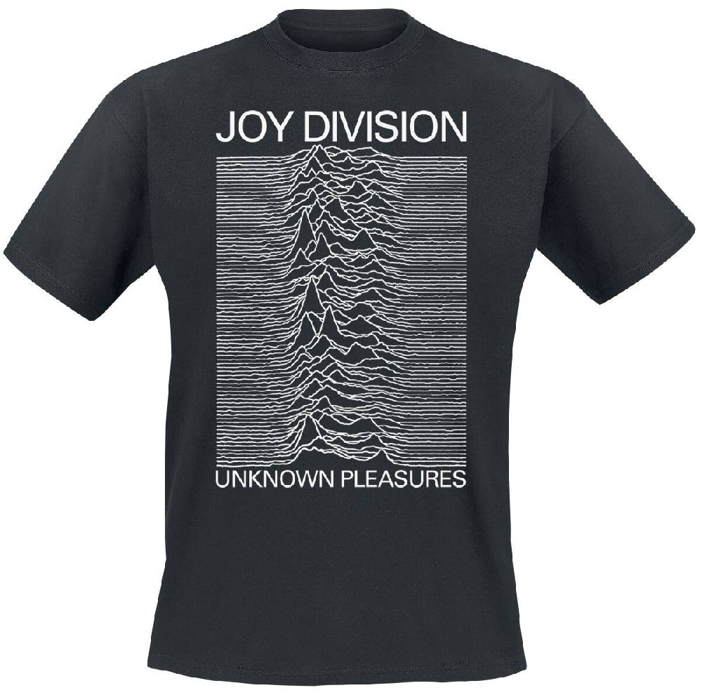 EMP "Unknown pleasures" T-Shirt schwarz von Joy Division