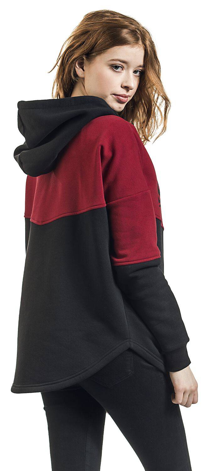 EMP "Upside Down" Kapuzenpullover Rot/schwarz Von Stranger Things