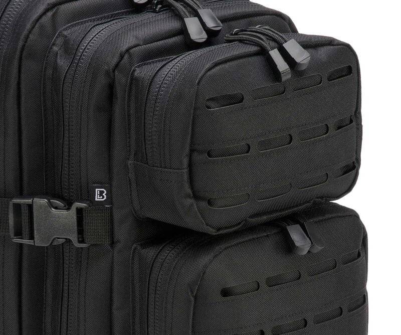 EMP "US Cooper Lacercut Medium Backpack Black" Rucksack Schwarz Von Brandit