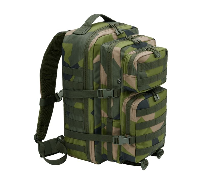 EMP "US Cooper Large Backpack Swedish Camo" Rucksack camouflage oliv von Brandit