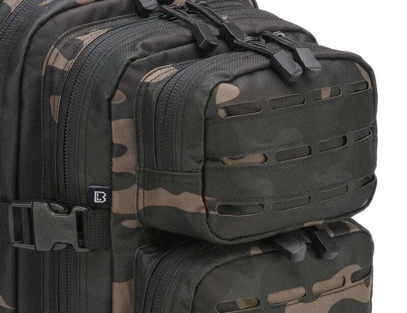 EMP "US Cooper Lasercut Medium Backpack Darkcamo" Rucksack Darkcamo Von Brandit