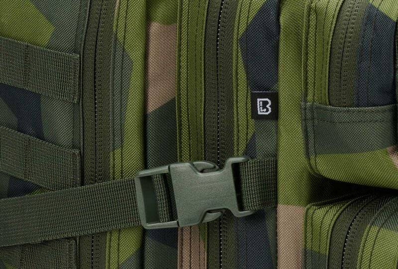 EMP "US Cooper Medium Backpack Swedish Camo" Rucksack Camouflage Oliv Von Brandit