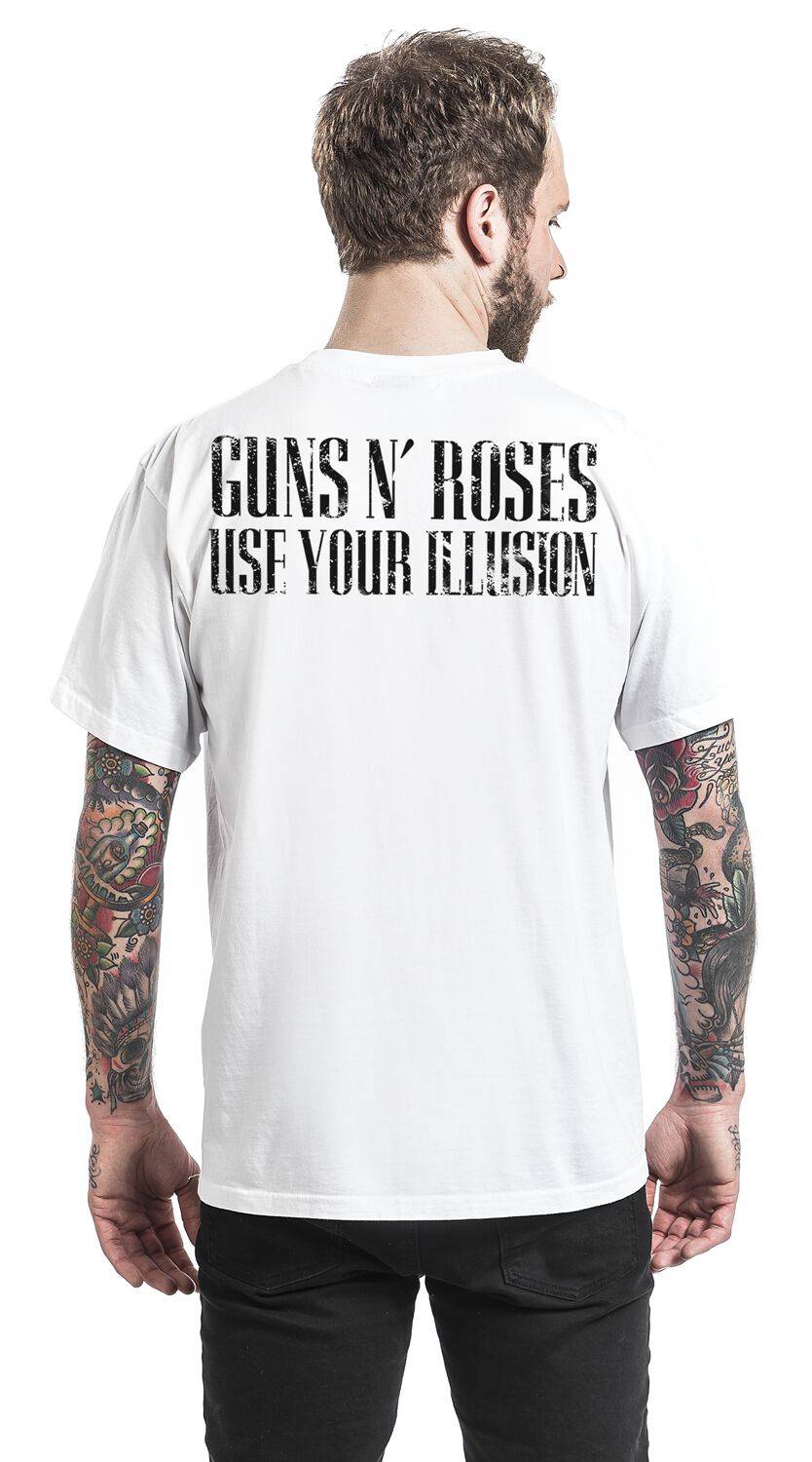 EMP "Use Your Illusion" T-Shirt Weiß Von Guns N' Roses