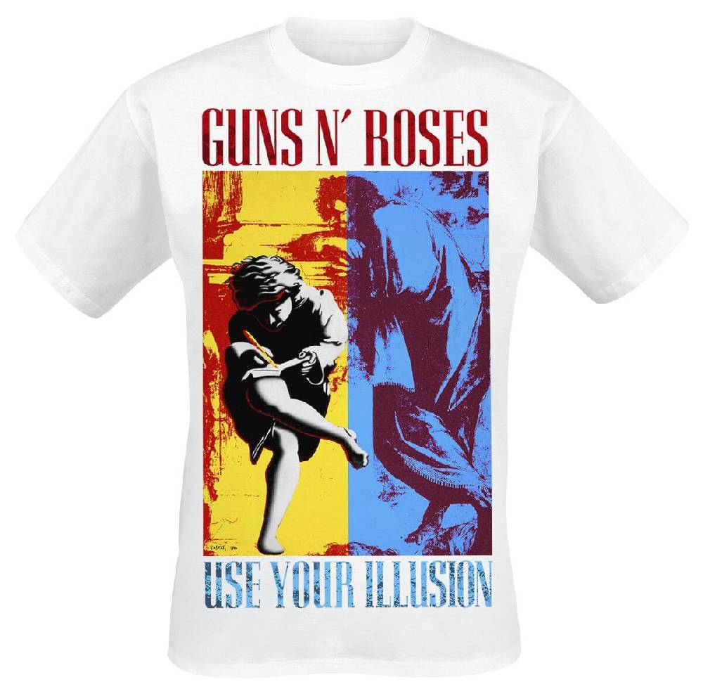 EMP "Use Your Illusion" T-Shirt weiß von Guns N' Roses