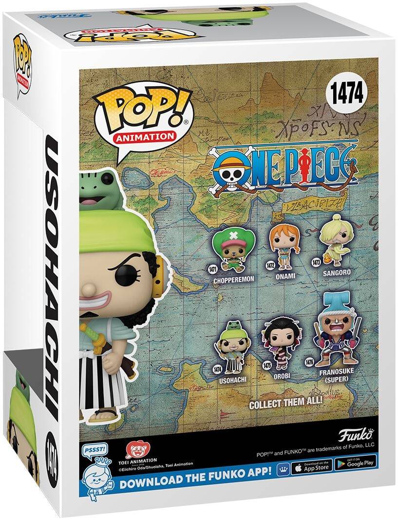 EMP "Usohachi Wano) Vinyl Figur 1474" Funko Pop! Multicolor Von One Piece
