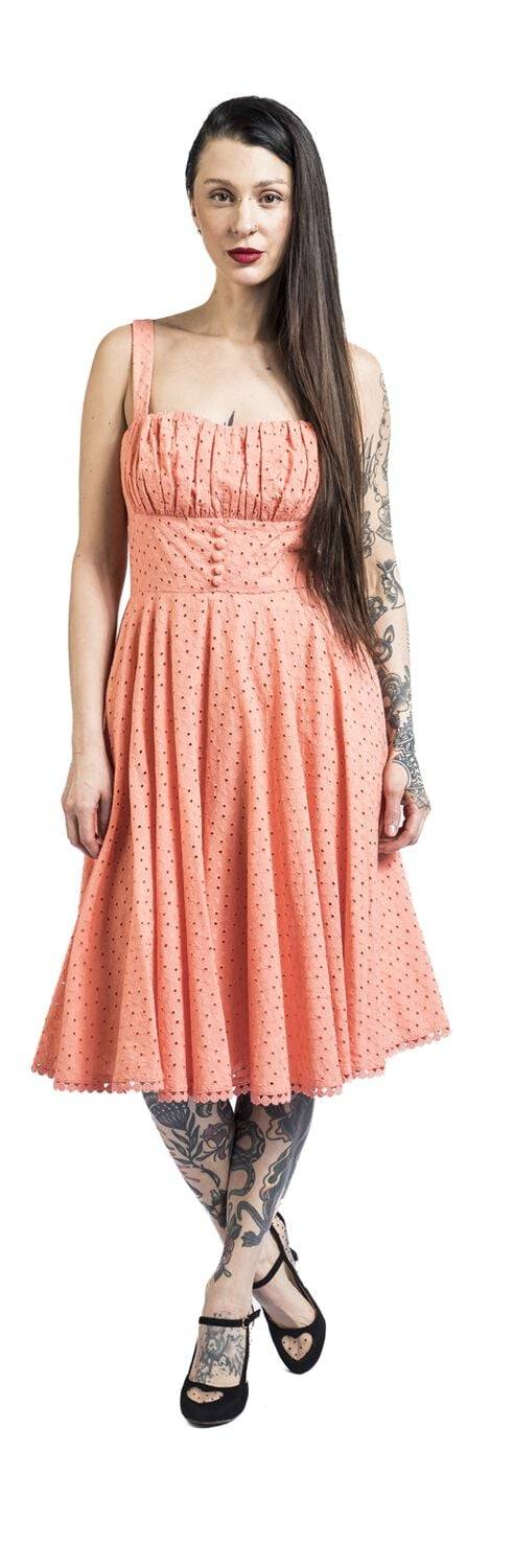 EMP "Valerie Dress" Mittellanges Kleid Orange Von Timeless London