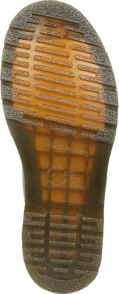 EMP "Vegan 1460 - Black Norfolk Flat" Boot Schwarz Von Dr. Martens