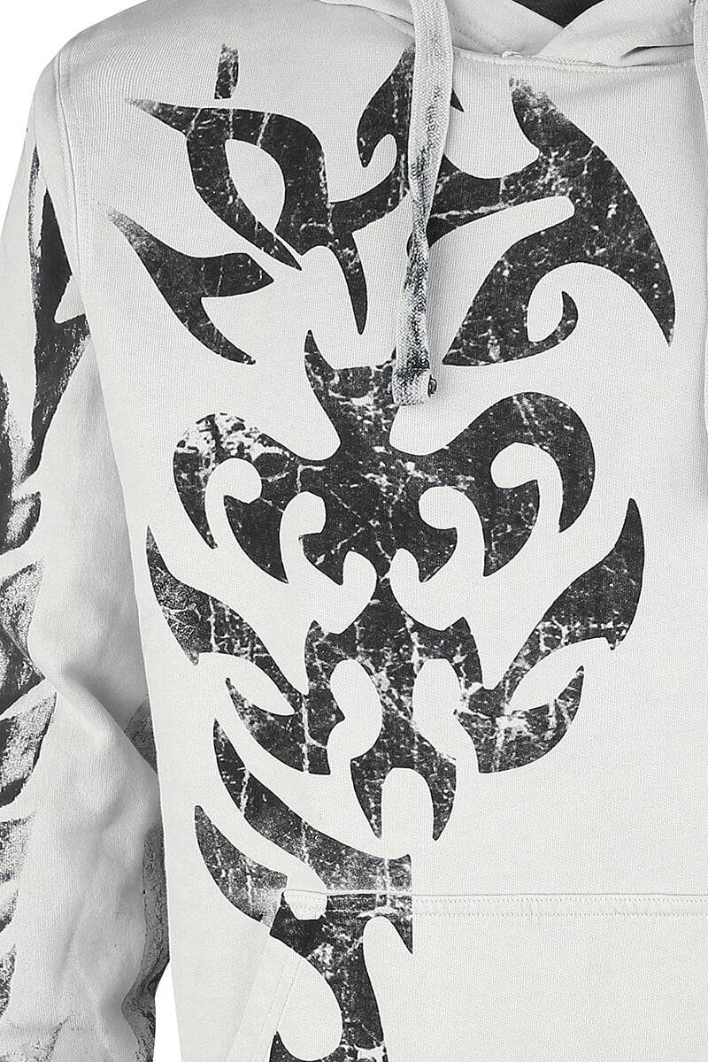 EMP "Verve Tattoo" Kapuzenpullover Grau Von Outer Vision