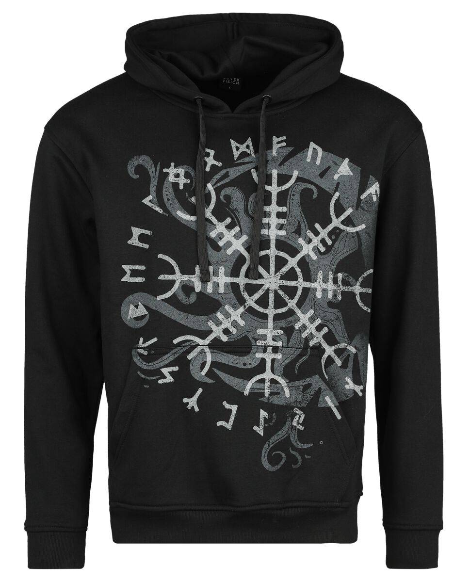 EMP "Vicero Shield" Kapuzenpullover schwarz von Outer Vision