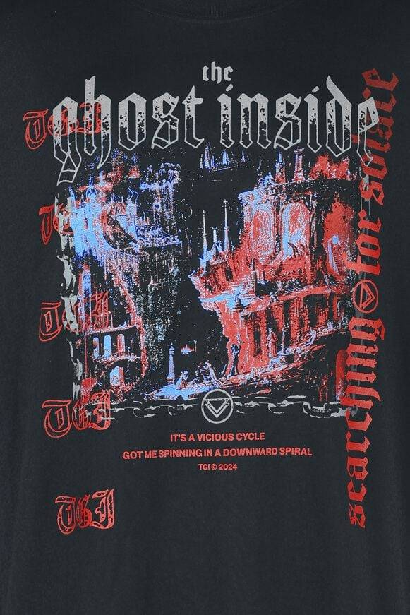 EMP "Vicious Circle - Oversized" T-Shirt Schwarz Von The Ghost Inside