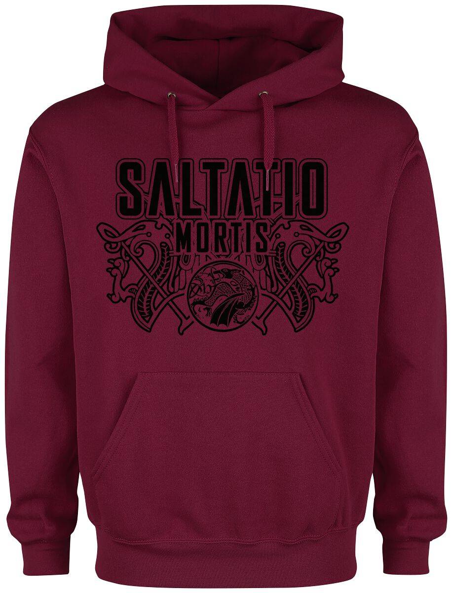 EMP "Viking Logo" Kapuzenpullover rot von Saltatio Mortis