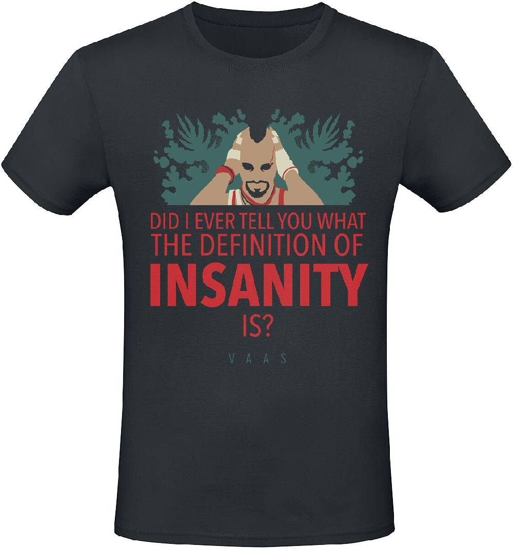 EMP "Villains - Vaas - Insanity" T-Shirt schwarz von Far Cry