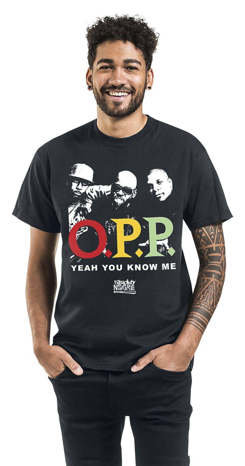 EMP "Vintage OPP YYKM" T-Shirt Schwarz Von Naughty By Nature