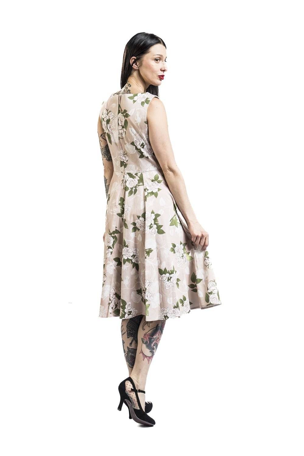 EMP "Viola Floral Swing Dress" Mittellanges Kleid Multicolor Von H&R London