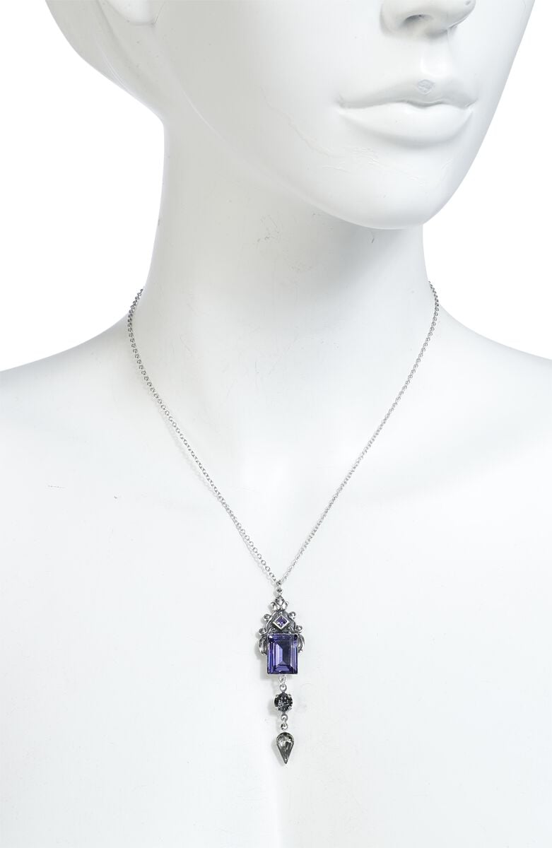 EMP "Violetter Schweif" Halskette Silberfarben Von Krikor