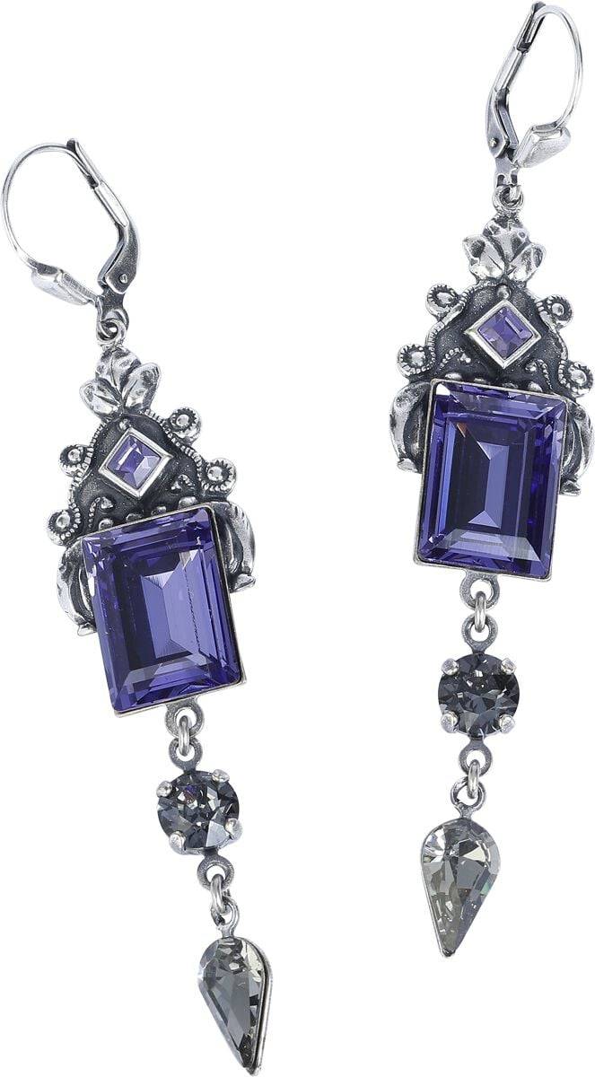 EMP "Violetter Schweif" Ohrring silberfarben von Krikor