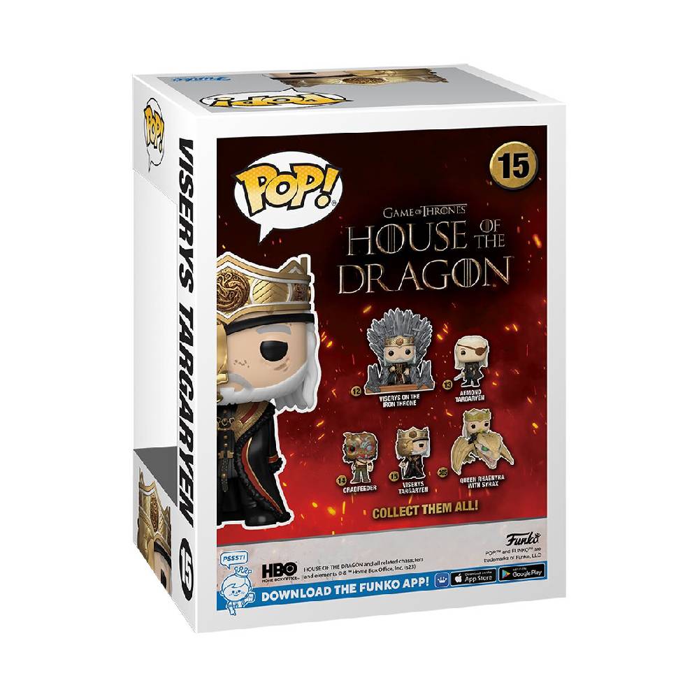 EMP "Viserys Targaryen (Chase Edition Möglich!) Vinyl Figur 15" Funko Pop! Multicolor Von House Of The Dragon