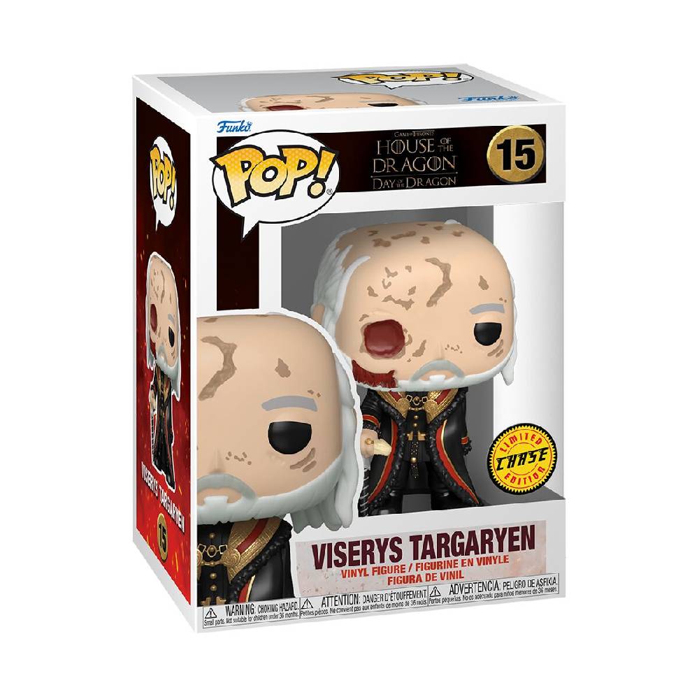 EMP "Viserys Targaryen (Chase Edition Möglich!) Vinyl Figur 15" Funko Pop! Multicolor Von House Of The Dragon