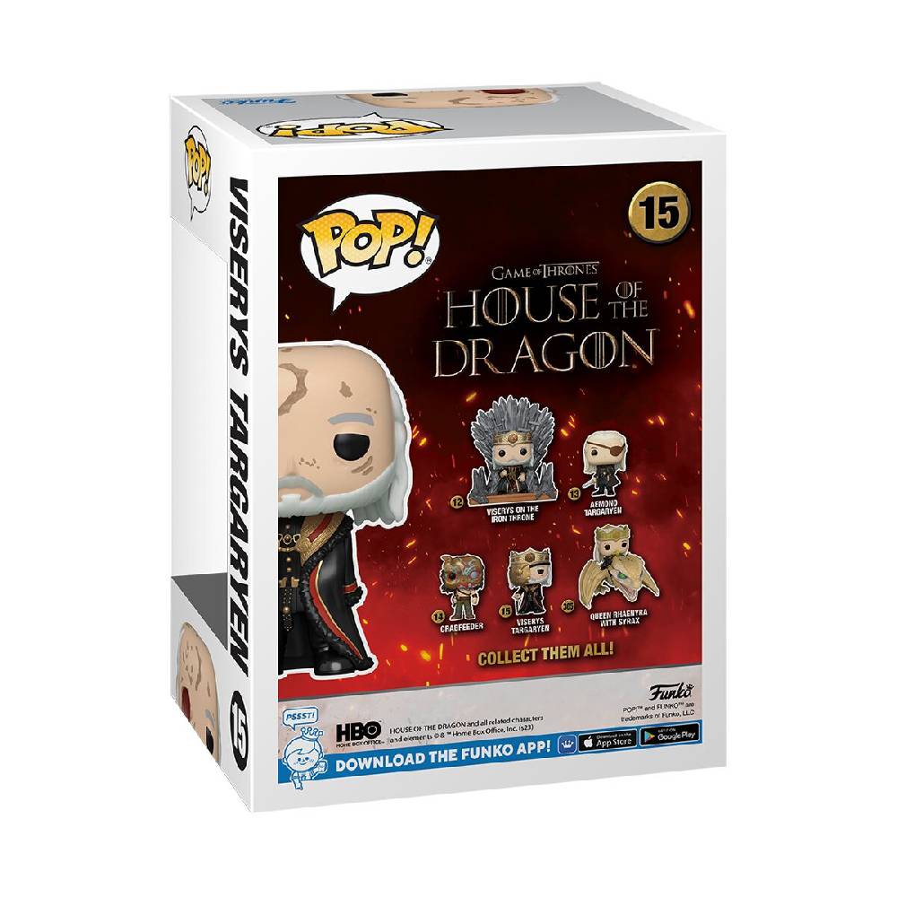 EMP "Viserys Targaryen (Chase Edition Möglich!) Vinyl Figur 15" Funko Pop! Multicolor Von House Of The Dragon