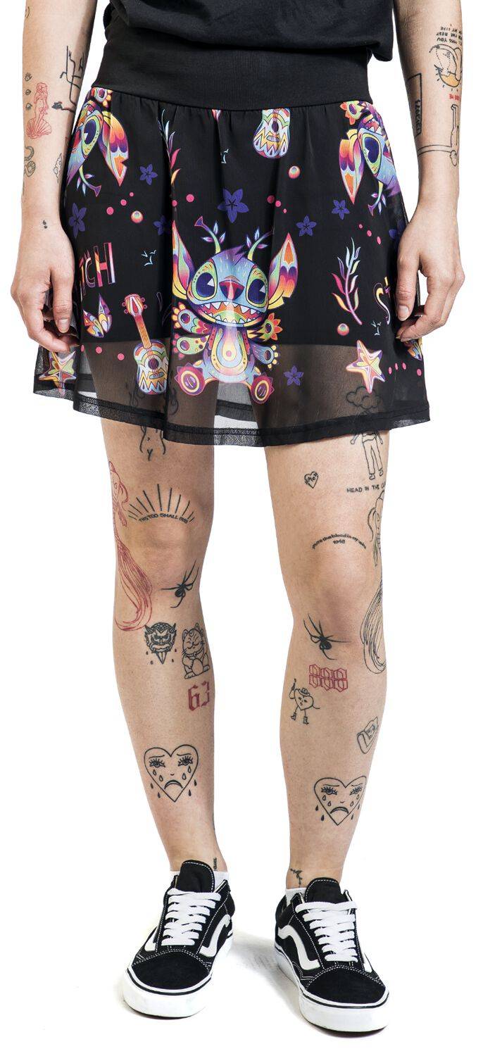 EMP "Viva Mexico" Kurzer Rock Multicolor Von Lilo & Stitch