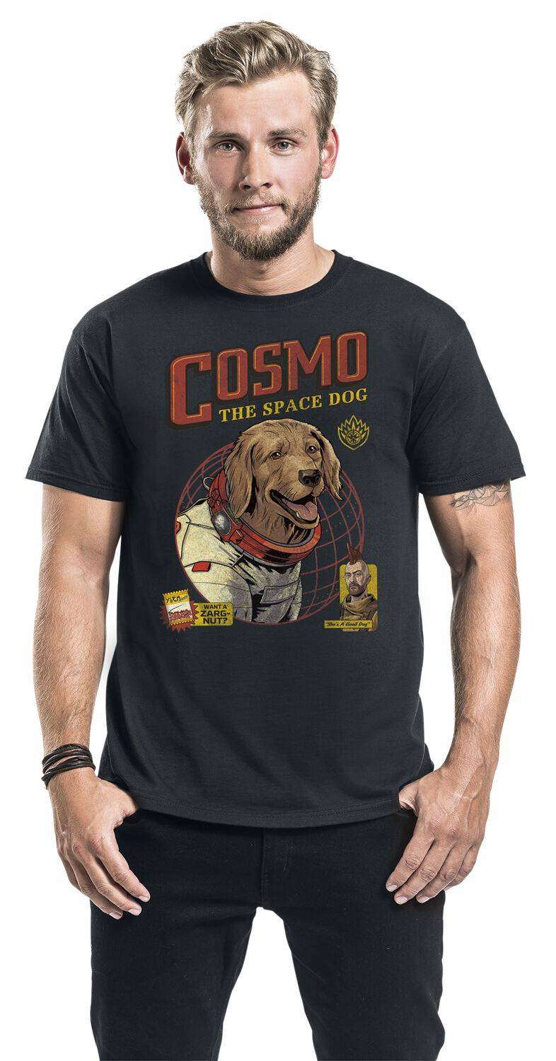 EMP "Vol. 3 - Cosmo -The Space Dog" T-Shirt Schwarz Von Guardians Of The Galaxy