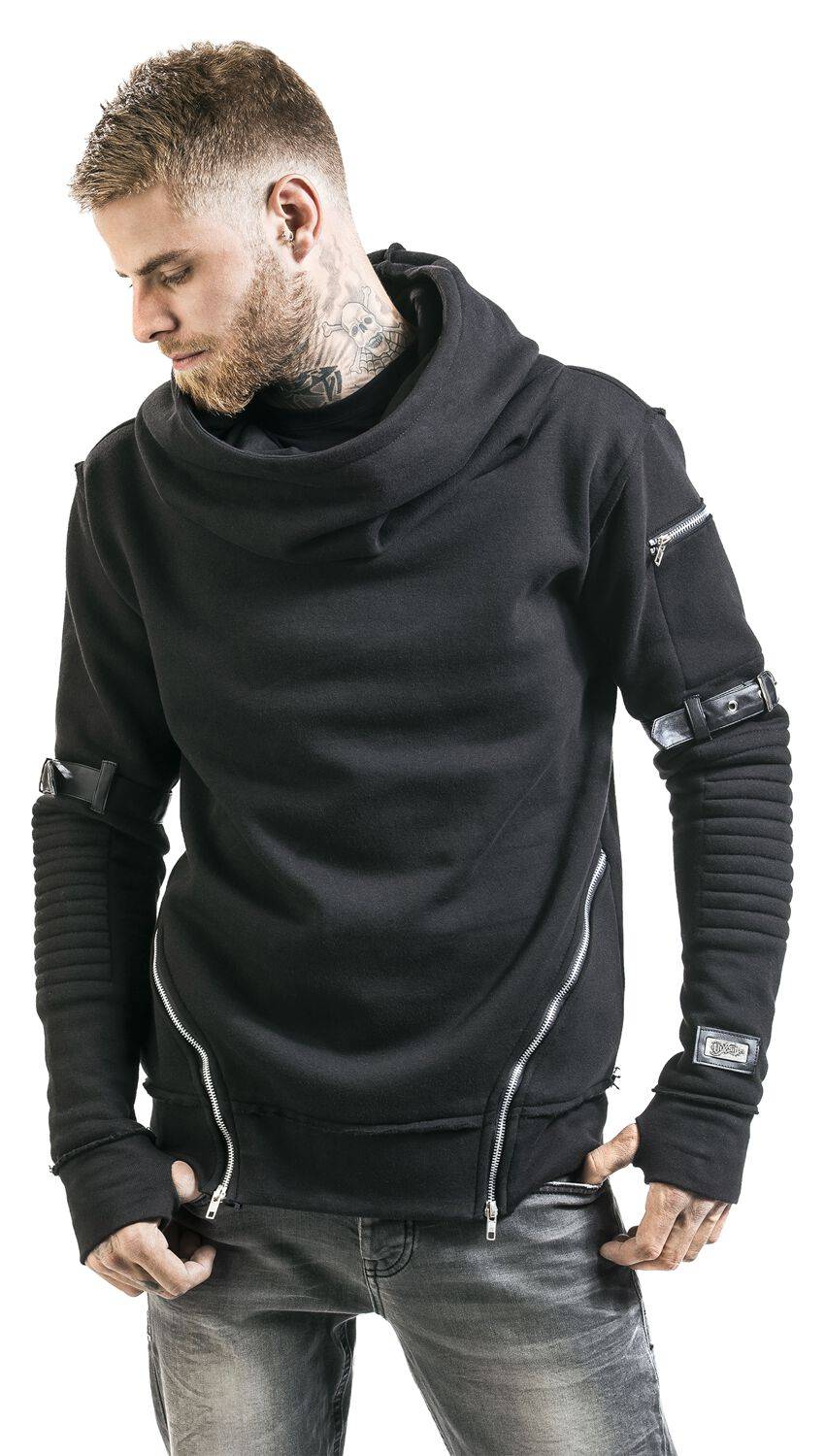 EMP "Voyage Hood" Kapuzenpullover Schwarz Von Vixxsin