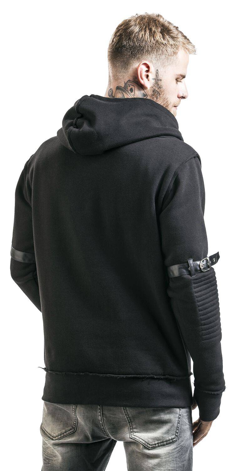 EMP "Voyage Hood" Kapuzenpullover Schwarz Von Vixxsin