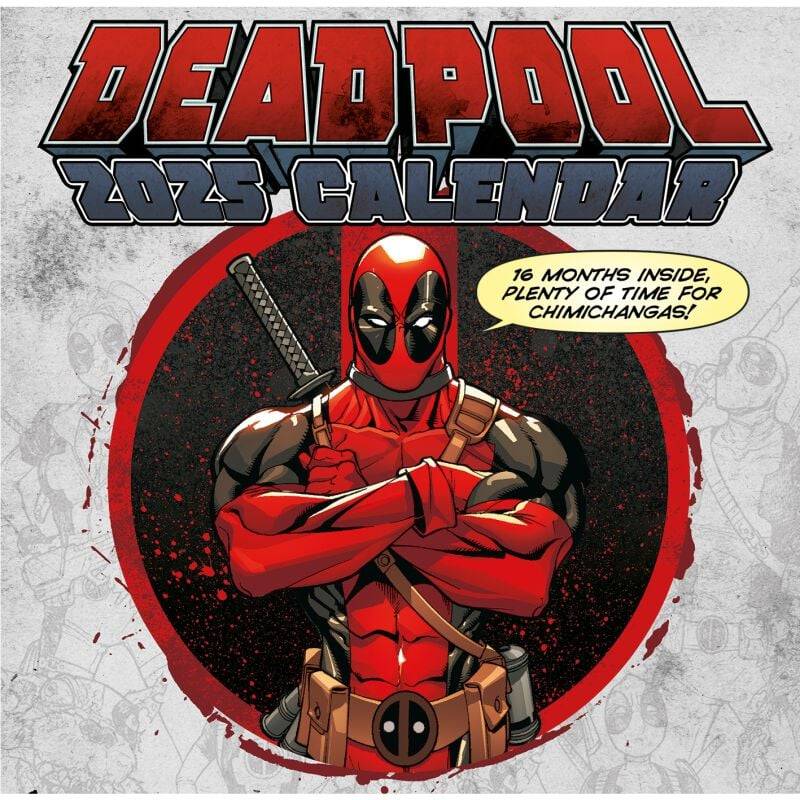 EMP "Wandkalender 2025" Kalenderbuch multicolor von Deadpool