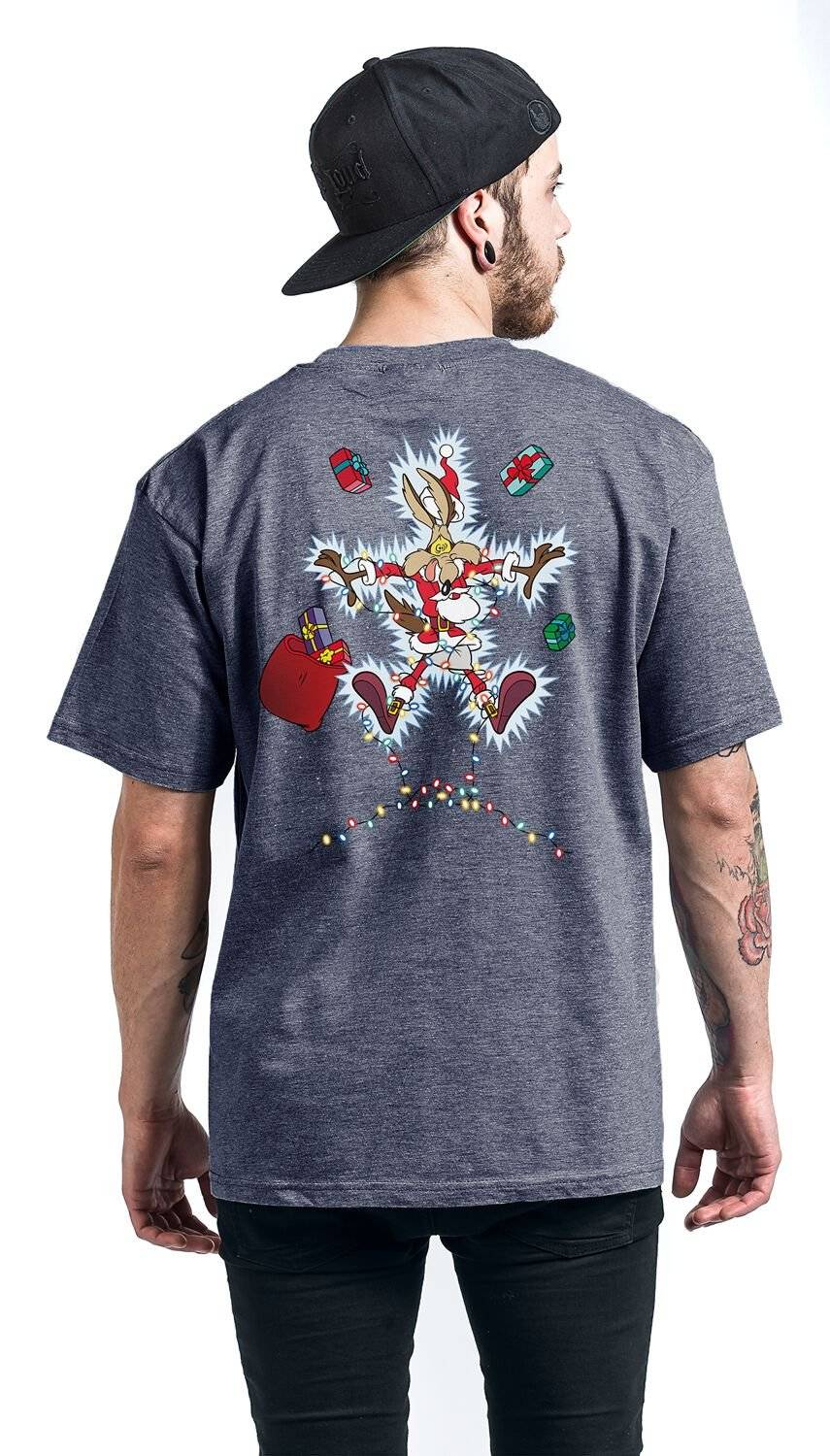 EMP "Warner 100 - Christmas Vacation" T-Shirt Blau Von Looney Tunes